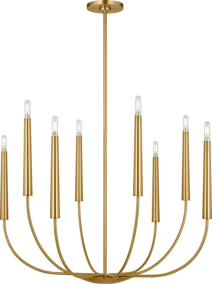 Visual Comfort Studio Canada - EC1198BBS - Eight Light Chandelier - Lois - Burnished Brass | Burnished Brass