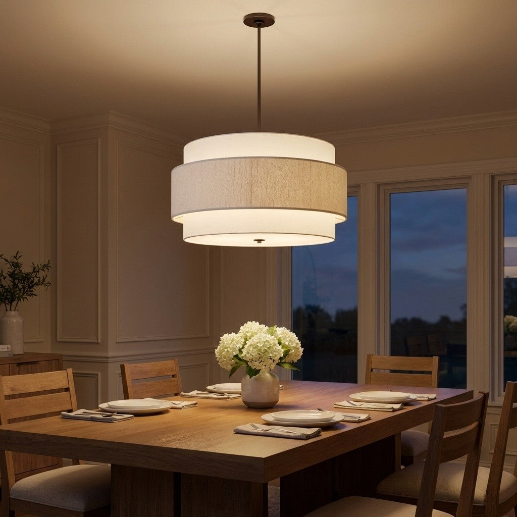 Visual Comfort Studio Canada - EP1196AI - Six Light Hanging Shade - Belaro - Aged Iron | Aged Iron
