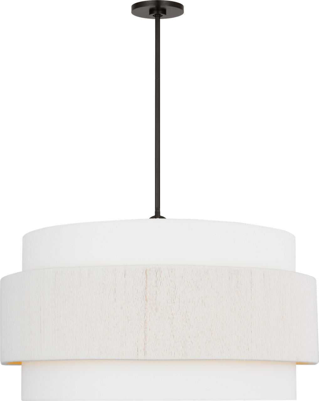 Visual Comfort Studio Canada - EP1196AI - Six Light Hanging Shade - Belaro - Aged Iron | Aged Iron