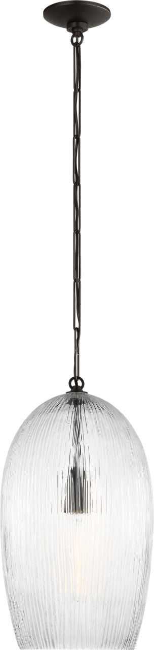 Visual Comfort Studio Canada - HP1001AI - One Light Pendant - Serafina - Aged Iroged Iron