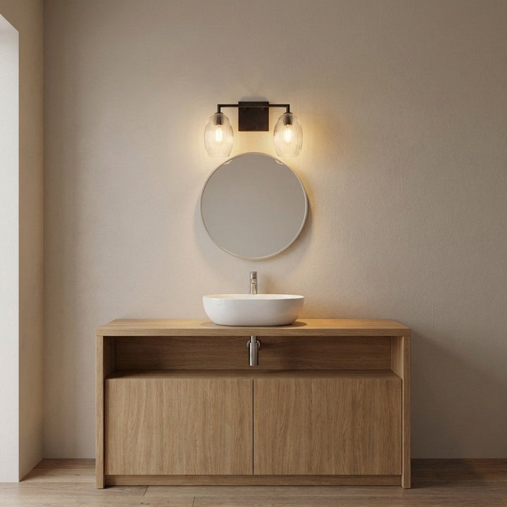 Visual Comfort Studio Canada - HV1002AI - Two Light Bath - Serafina - Aged Iron | Aged Iron