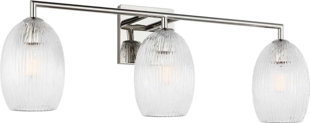 Visual Comfort Studio Canada - HV1003PN - Three Light Bath - Serafina - Polished Nickel | Polished Nickel