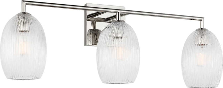 Visual Comfort Studio Canada - HV1003PN - Three Light Bath - Serafina - Polished Nickel | Polished Nickel