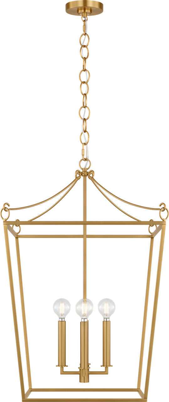 Visual Comfort Studio Canada - KSC1174BBS - Four Light Lantern - Carlyle - Burnished Brass | Burnished Brass
