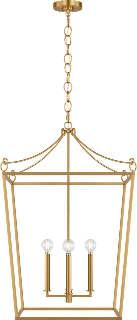 Visual Comfort Studio Canada - KSC1194BBS - Four Light Lantern - Carlyle - Burnished Brass | Burnished Brass