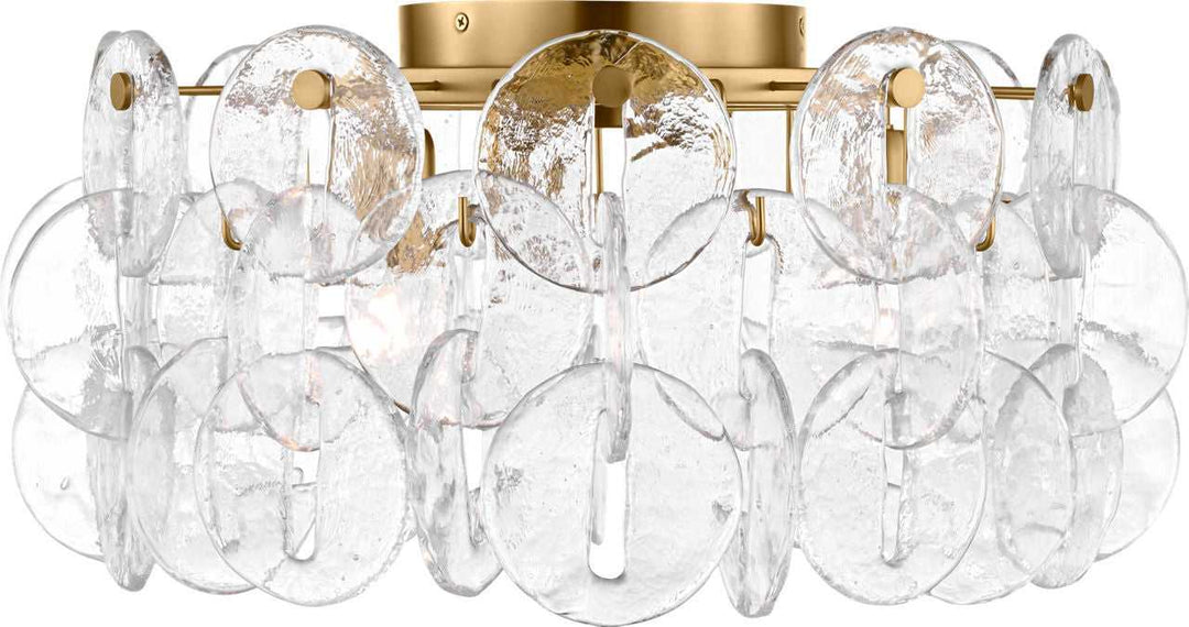 Visual Comfort Studio Canada - KSF1113BBS - Three Light Flush Mount - Candace - Burnished Brass | Burnished Brass