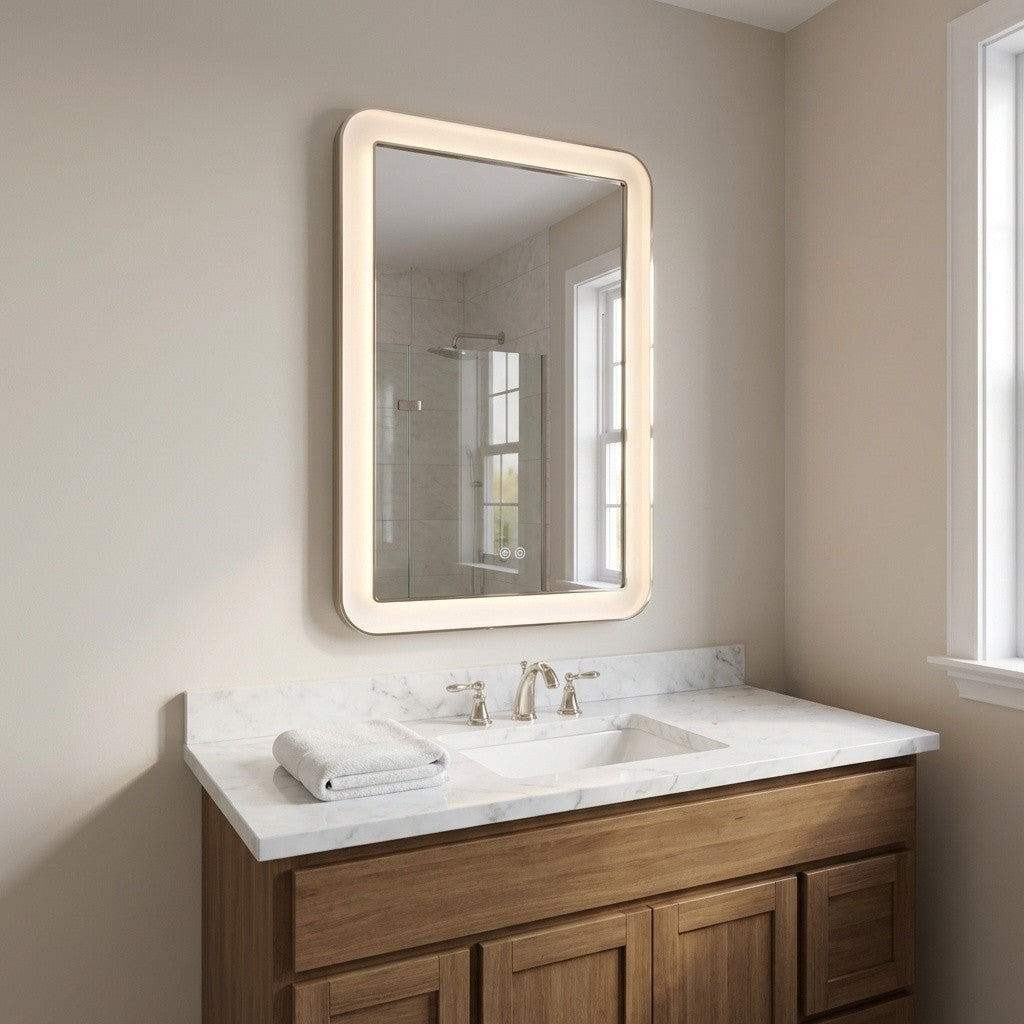 Visual Comfort Studio Canada - KSMRIL107PN - LED Mirror - Chopin - Polished Nickel | Polished Nickel