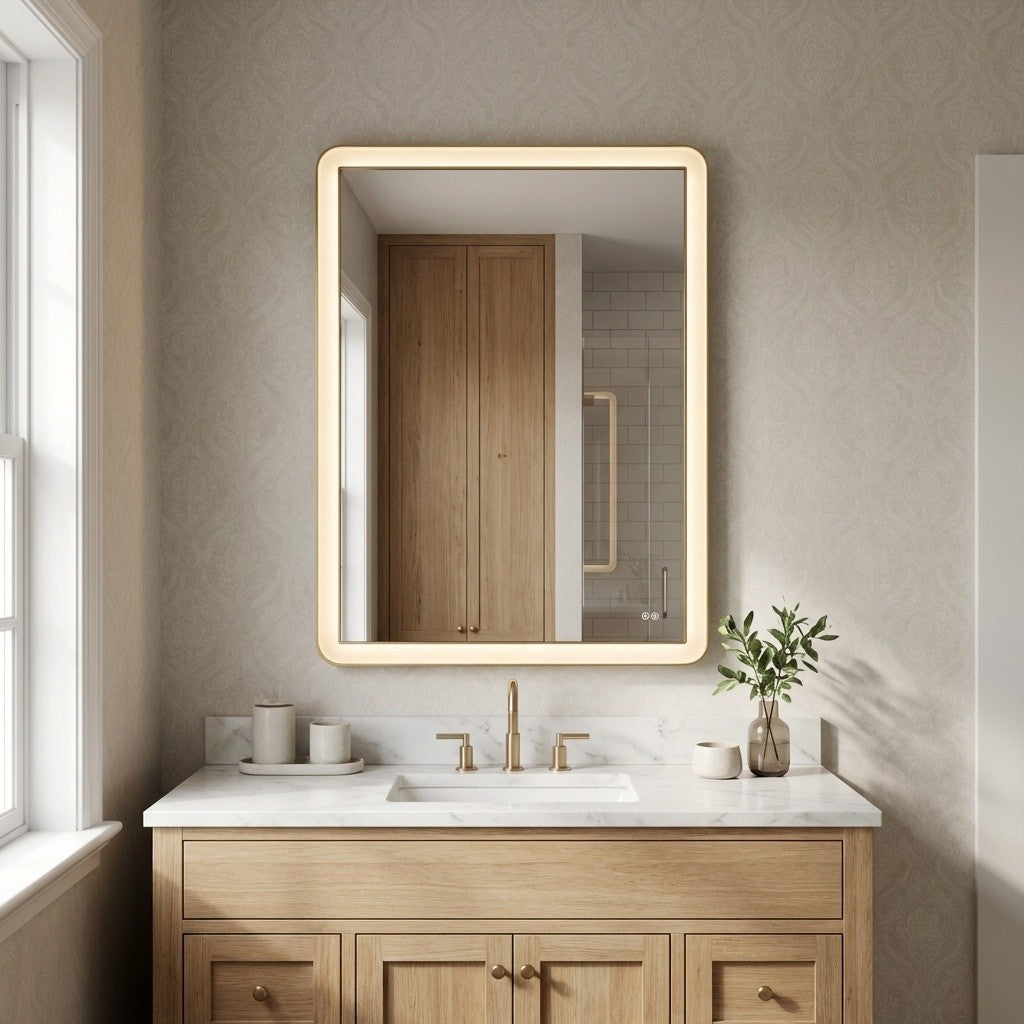 Visual Comfort Studio Canada - KSMRIL108BBS - LED Mirror - Chopin - Burnished Brass | Burnished Brass