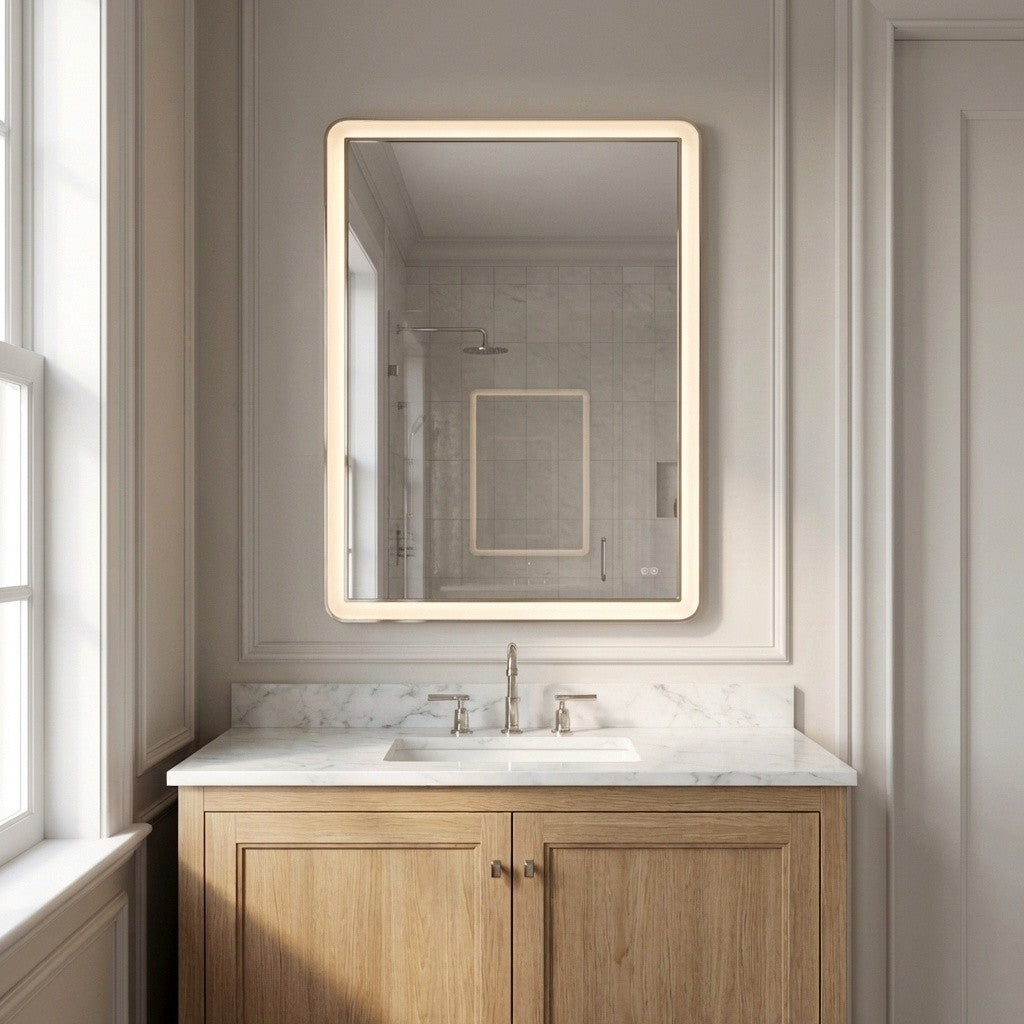 Visual Comfort Studio Canada - KSMRIL108PN - LED Mirror - Chopin - Polished Nickel | Polished Nickel