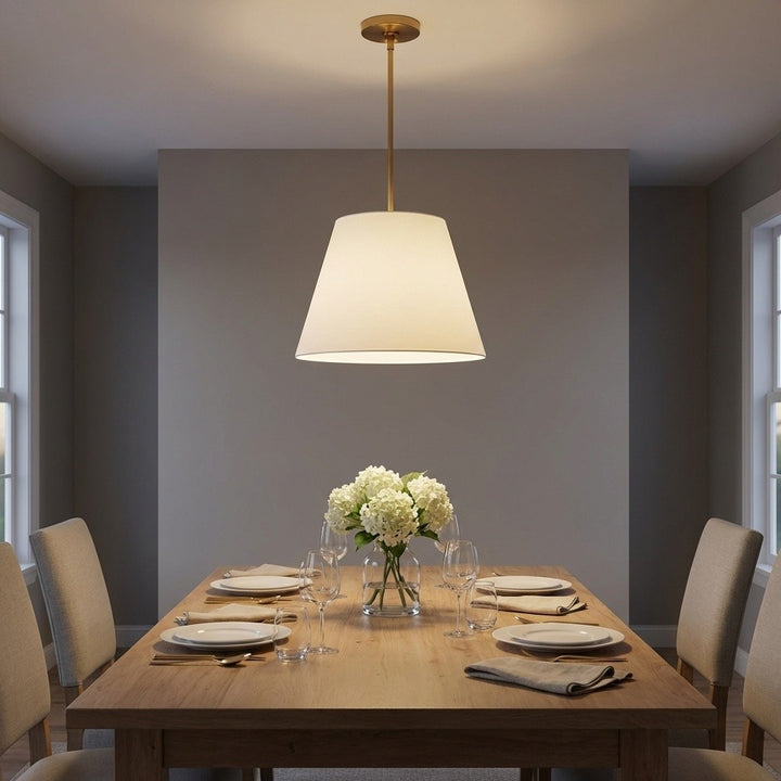 Visual Comfort Studio Canada - KSP1224BBS - Four Light Hanging Shade - Beauvoir - Burnished Brass | Burnished Brass