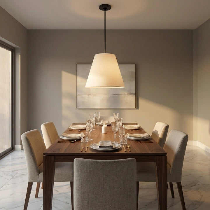 Visual Comfort Studio Canada - KSP1224MBK - Four Light Hanging Shade - Beauvoir - Midnight Black | Midnight Black