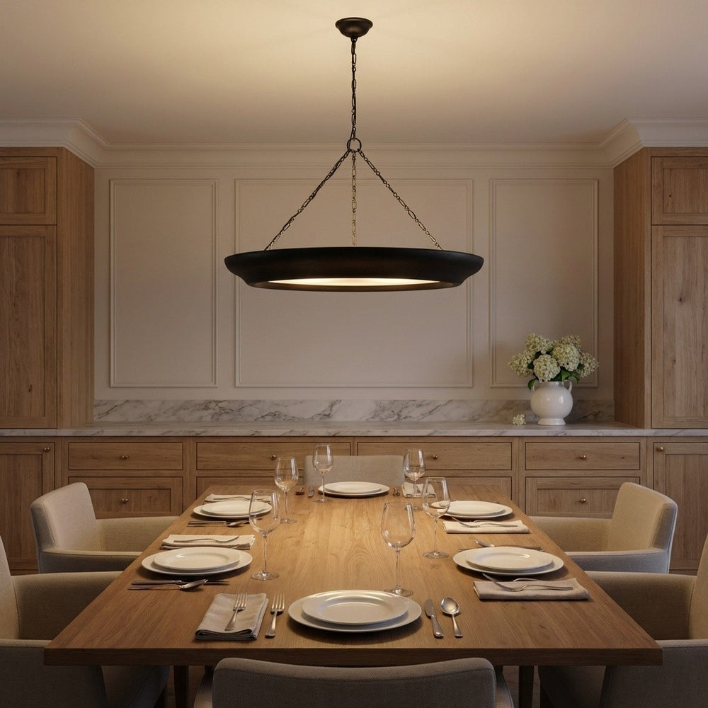 Visual Comfort Studio Canada - LXC1186AI - Chandelier - Lenoir - Aged Iron | Aged Iron