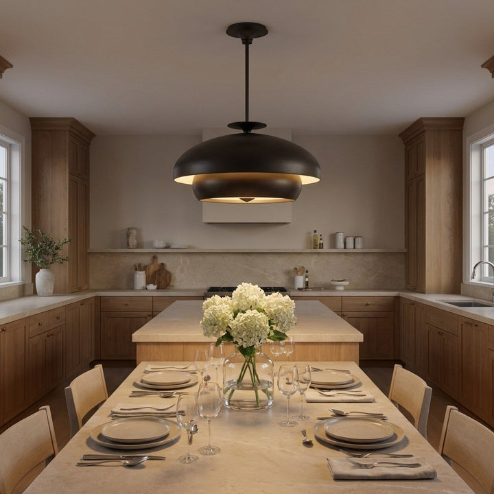 Visual Comfort Studio Canada - LXC1208AI - Eight Light Chandelier - Solene - Aged Iron | Aged Iron