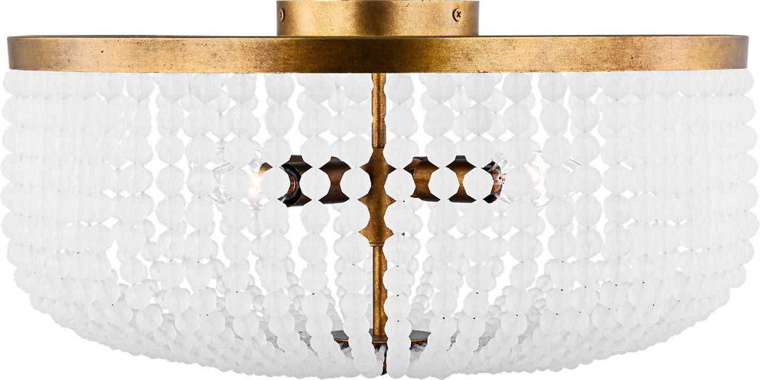 Visual Comfort Studio Canada - LXF1014VGD - Four Light Flush Mount - Bellecour - Vintage Gild/Vintage Gild