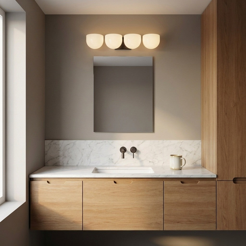 Visual Comfort Studio Canada - LXV1004AI - Four Light Bath - Cheverny - Aged Iron | Aged Iron