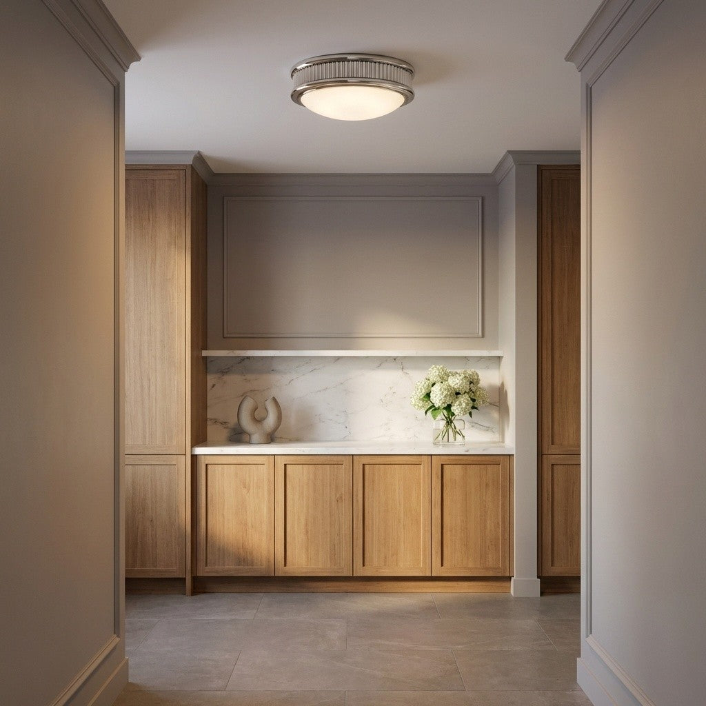 Visual Comfort Studio Canada - PCF1011PN - LED Flush Mount - Ritz - Polished Nickel | Polished Nickel