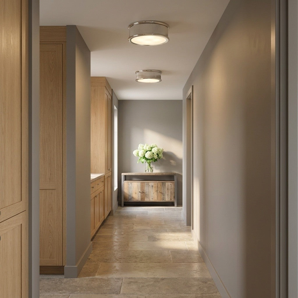 Visual Comfort Studio Canada - PCF1025PN - Five Light Flush Mount - Ritz - Polished Nickel | Polished Nickel