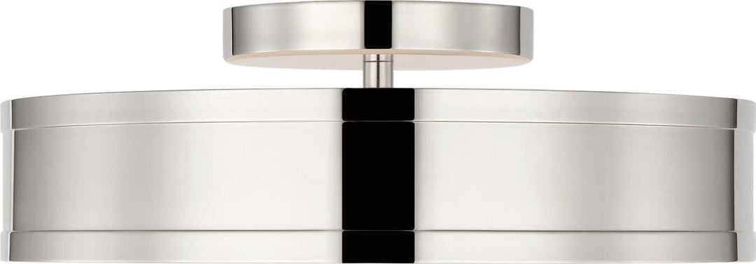 Visual Comfort Studio Canada - PCF1051PN - LED Semi Flush Mount - Dupont - Polished Nickel/Polished Nickel