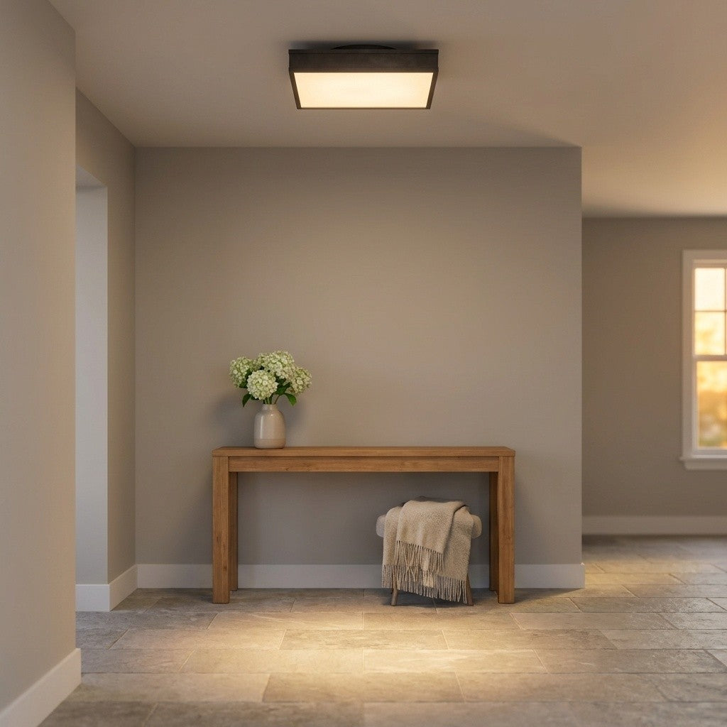 Visual Comfort Studio Canada - PCF1061AI - LED Semi Flush Mount - Dupont - Aged Iron | Aged Iron