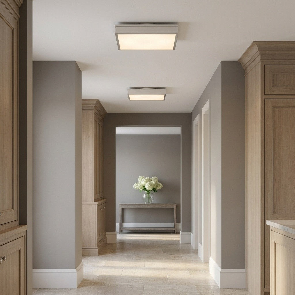Visual Comfort Studio Canada - PCF1061PN - LED Semi Flush Mount - Dupont - Polished Nickel | Polished Nickel