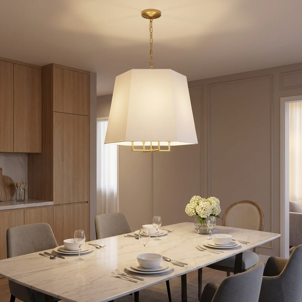 Visual Comfort Studio Canada - PCP1004GD - Four Light Hanging Shade - Lille - Gild | Gild
