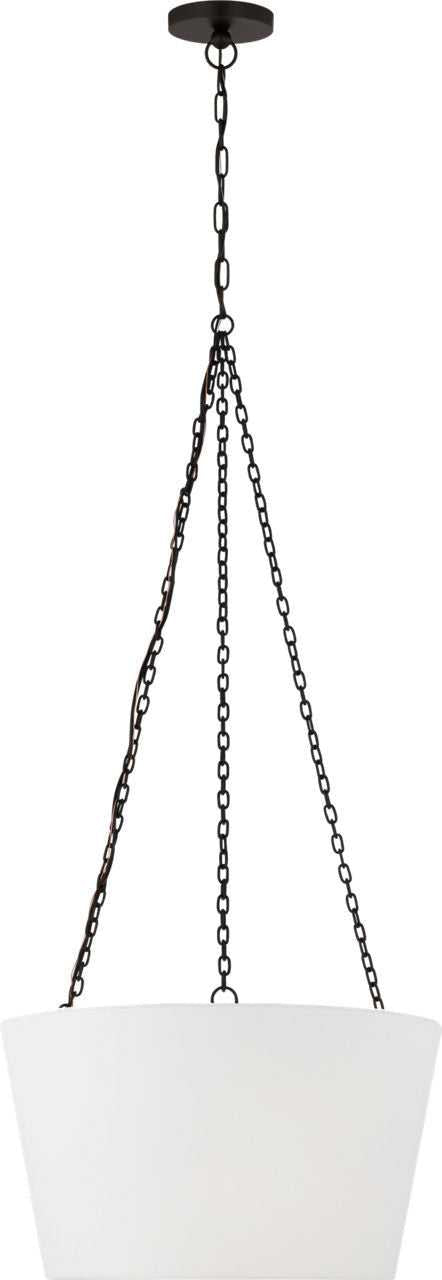 Visual Comfort Studio Canada - PCP1033AI - Three Light Hanging Shade - Herve - Aged Iron | Aged Iron