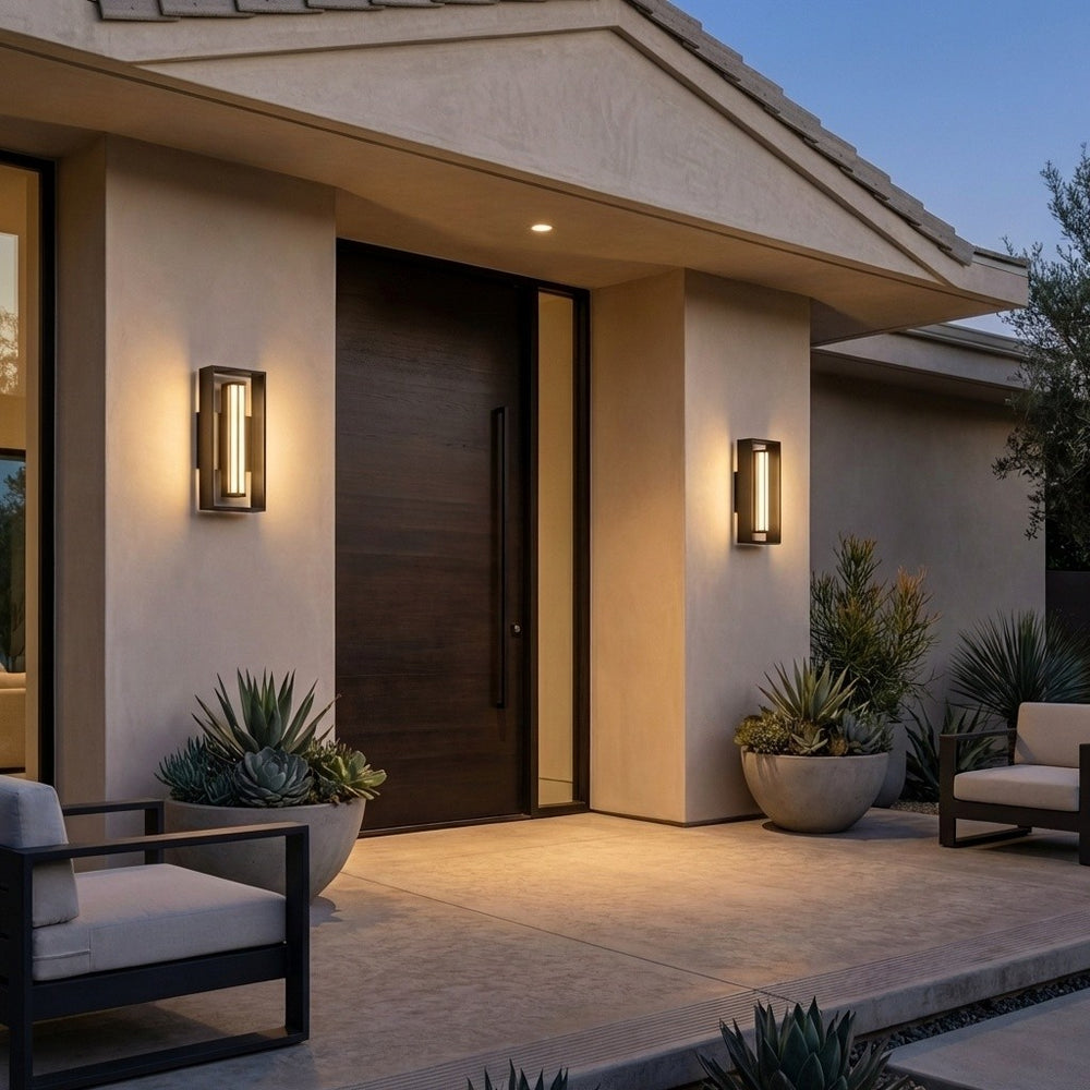 Visual Comfort Studio Canada - SLO1341TXB - LED Lantern - Abner - Textured Black | Textured Black