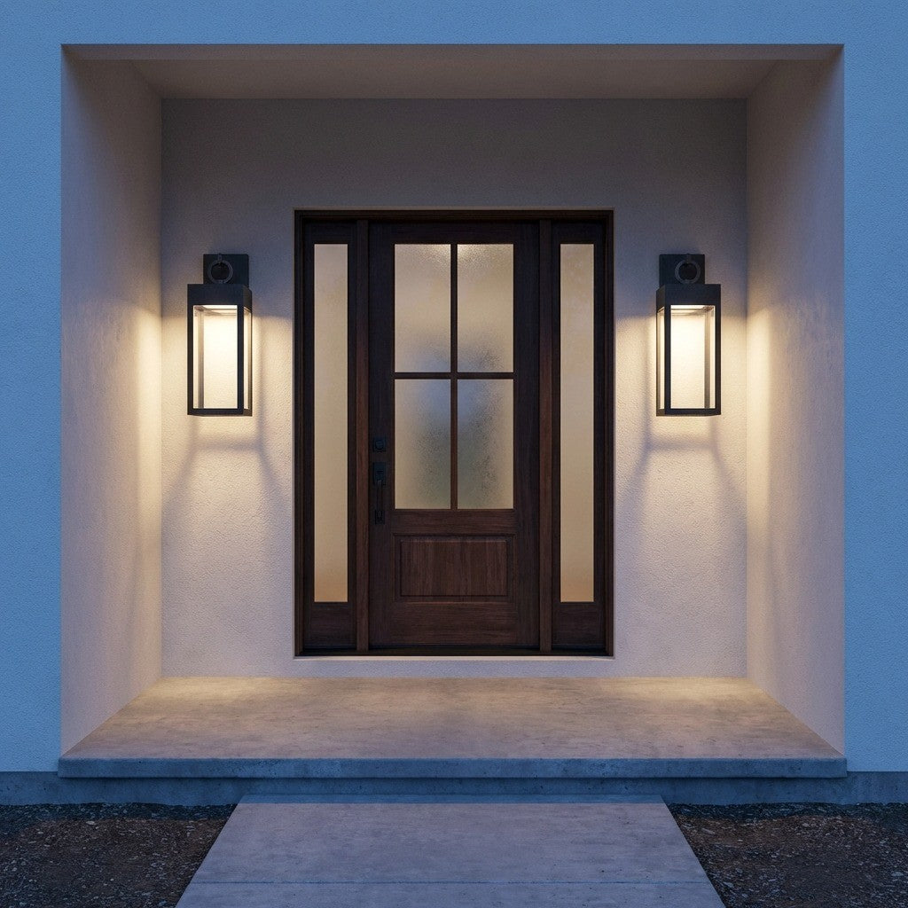 Visual Comfort Studio Canada - SLO1381TXB - LED Wall Lantern - Sesha - Textured Black | Textured Black