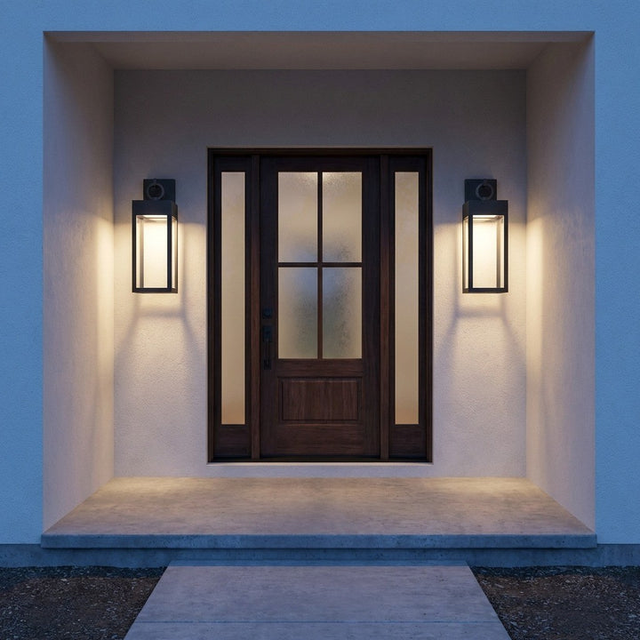 Visual Comfort Studio Canada - SLO1381TXB - LED Wall Lantern - Sesha - Textured Black | Textured Black