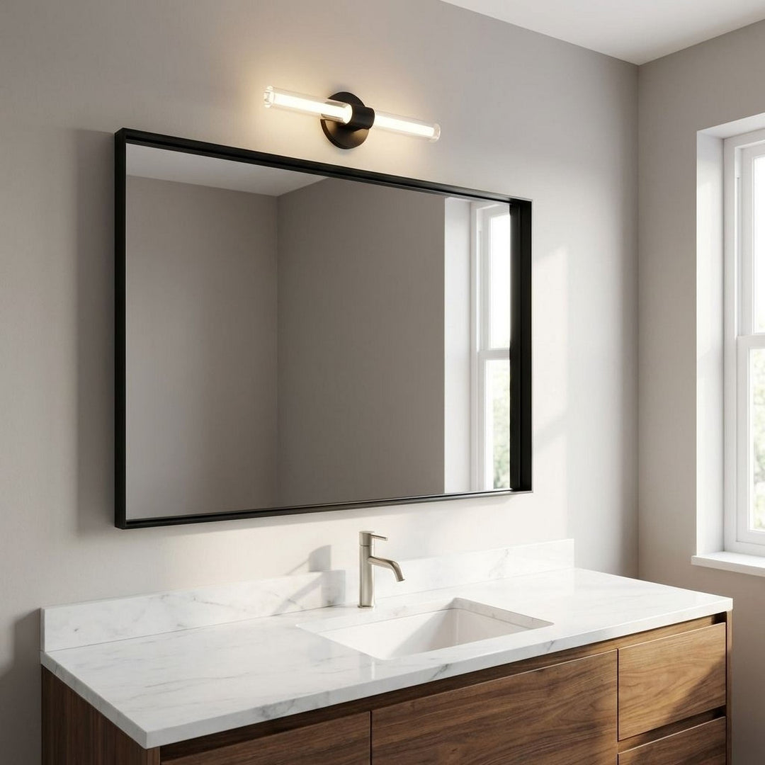Visual Comfort Studio Canada - SLW1082MBK - LED Wall Sconce - Silas - Midnight Black | Midnight Black