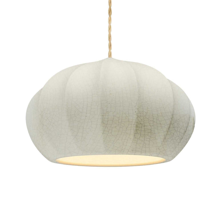 Radiance Collection One Light Pendant in Antique Brass Justice Designs