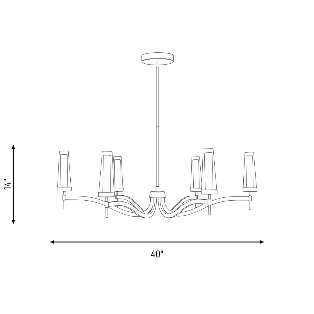 Savoy House - 1-1464-6-15 - LED Chandelier - Butler - Mediterranean Bronze