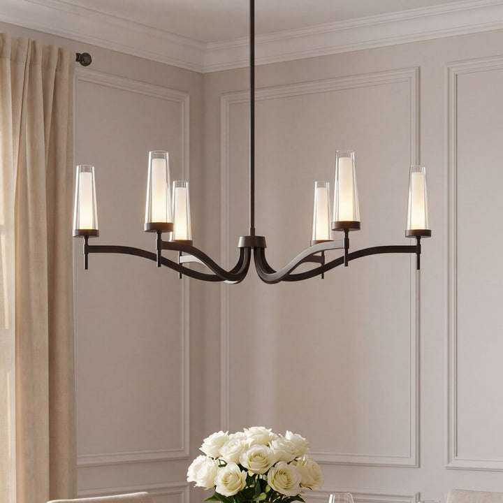 Savoy House - 1-1464-6-15 - LED Chandelier - Butler - Mediterranean Bronze