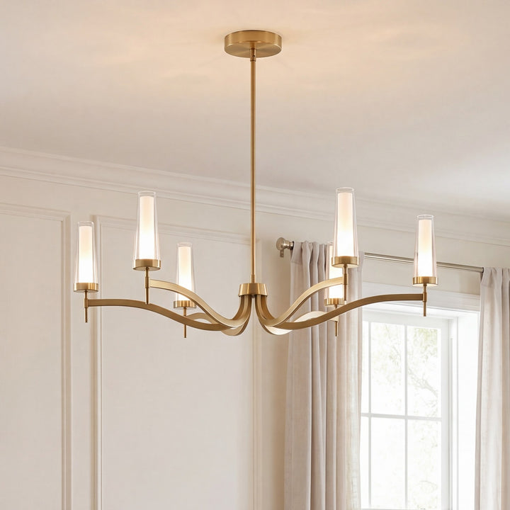 Savoy House - 1-1464-6-322 - LED Chandelier - Butler - Warm Brass