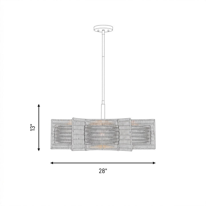 Savoy House - 1-1466-6-322 - Six Light Chandelier - Espacio - Warm Brass