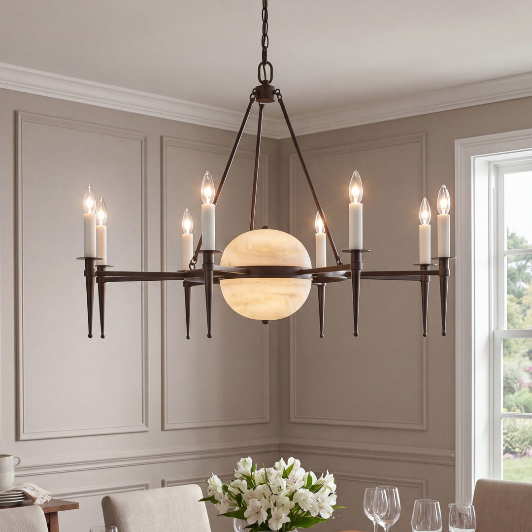 Savoy House - 1-1488-10-15 - Ten Light Chandelier - Sanger - Mediterranean Bronze