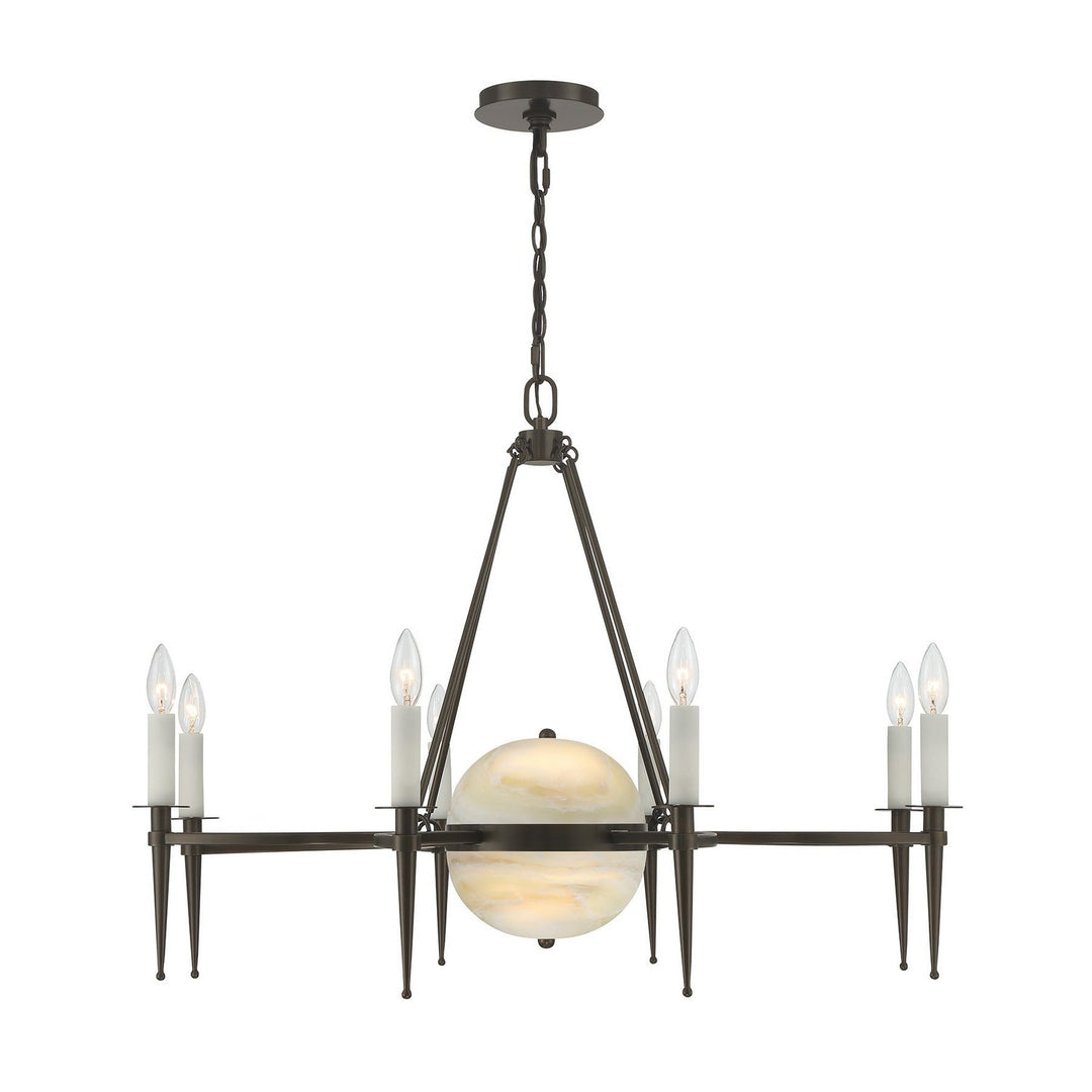 Savoy House - 1-1488-10-15 - Ten Light Chandelier - Sanger - Mediterranean Bronze