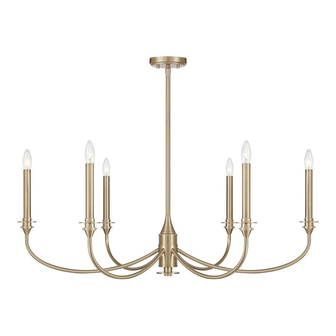 Savoy House - 1-1500-6-127 - Six Light Chandelier - Coventry - Noble Brass