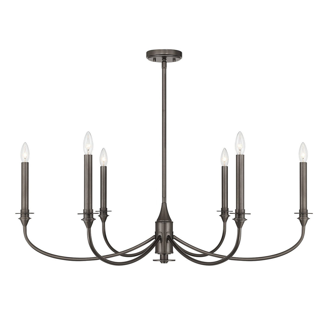 Savoy House - 1-1500-6-15 - Six Light Chandelier - Coventry - Mediterranean Bronze