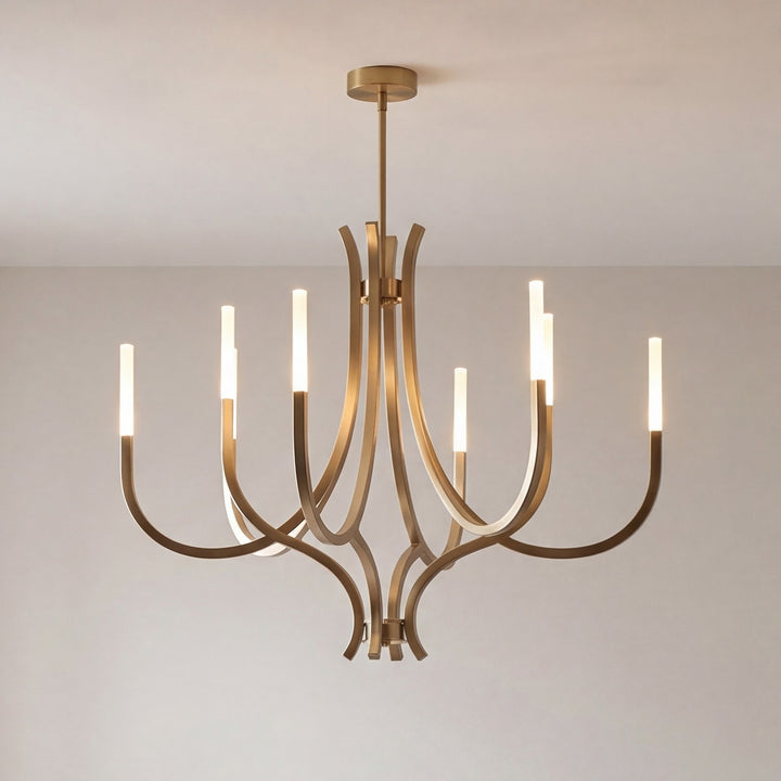 Savoy House - 1-1900-8-127 - LED Chandelier - Bradford - Noble Brass