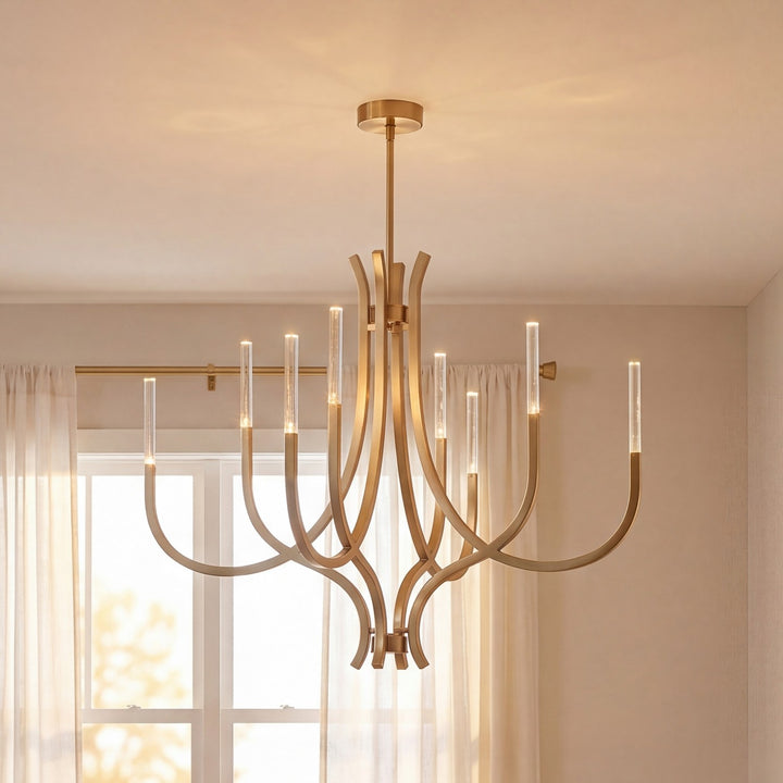 Savoy House - 1-1900-8-127 - LED Chandelier - Bradford - Noble Brass
