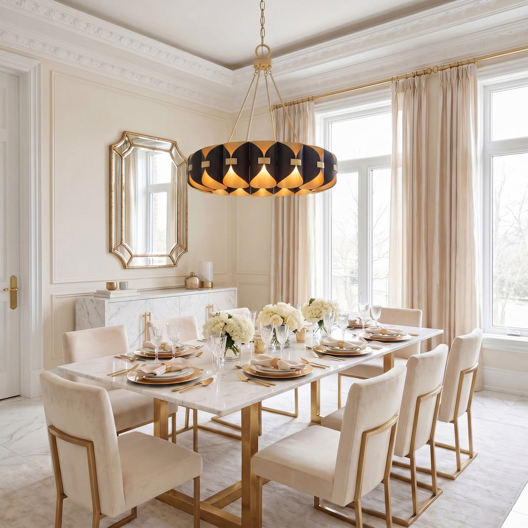 Savoy House - 1-2414-16-343 - LED Chandelier - Pelham - Black Cashmere and True Gold