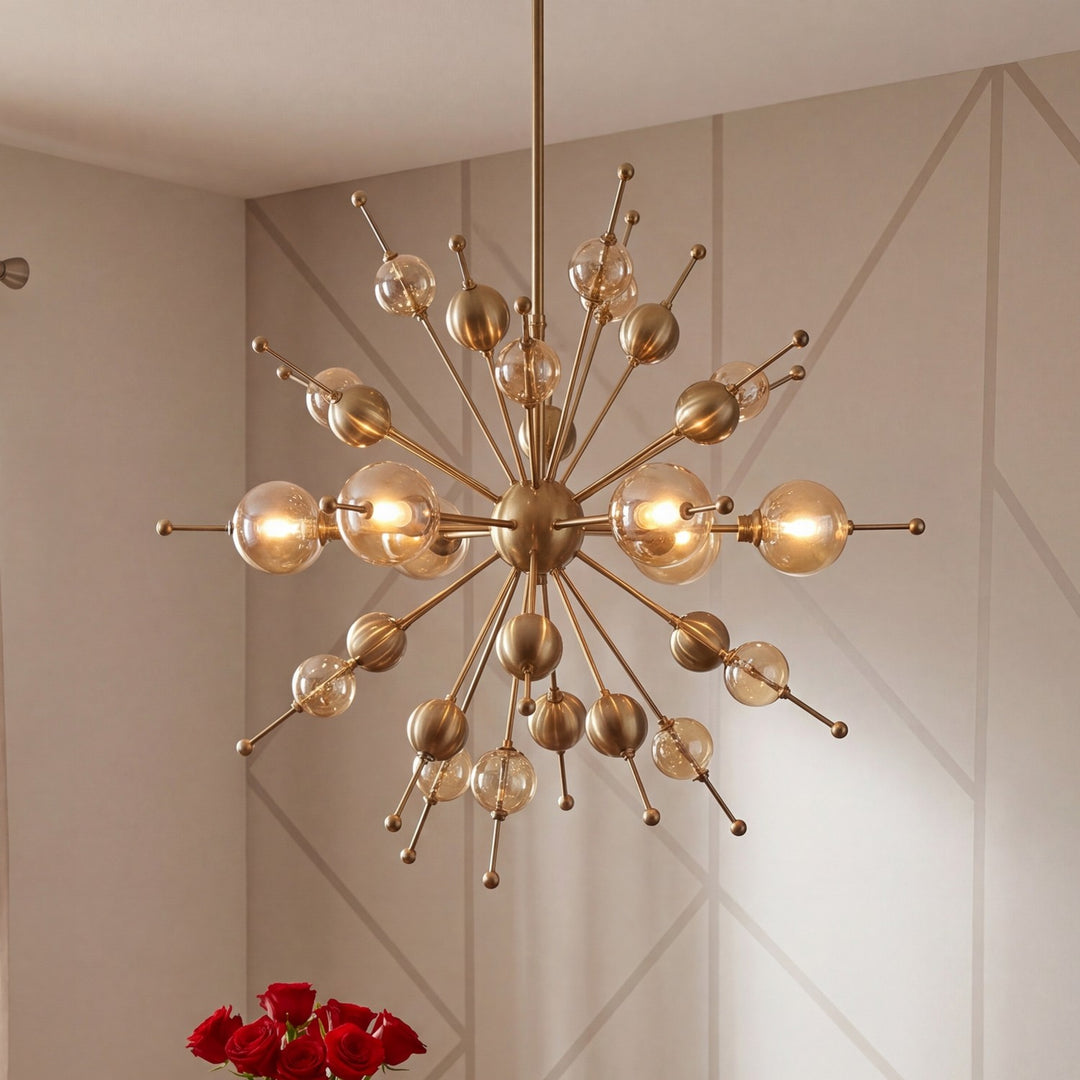 Savoy House - 1-2514-6-127 - Six Light Chandelier - Crescent - Noble Brass