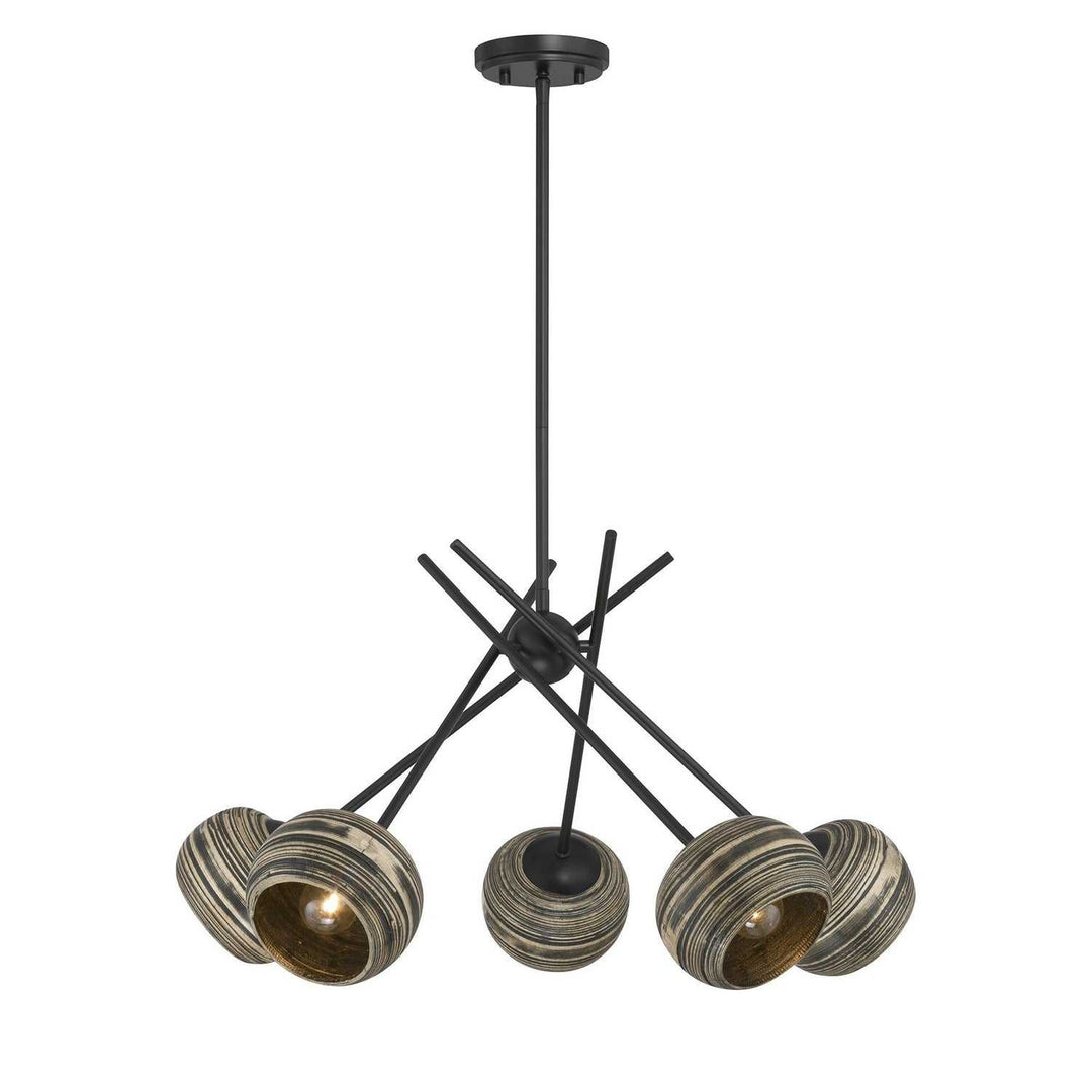 Savoy House - 1-2968-5-89 - Five Light Chandelier - Jasper - Matte Black