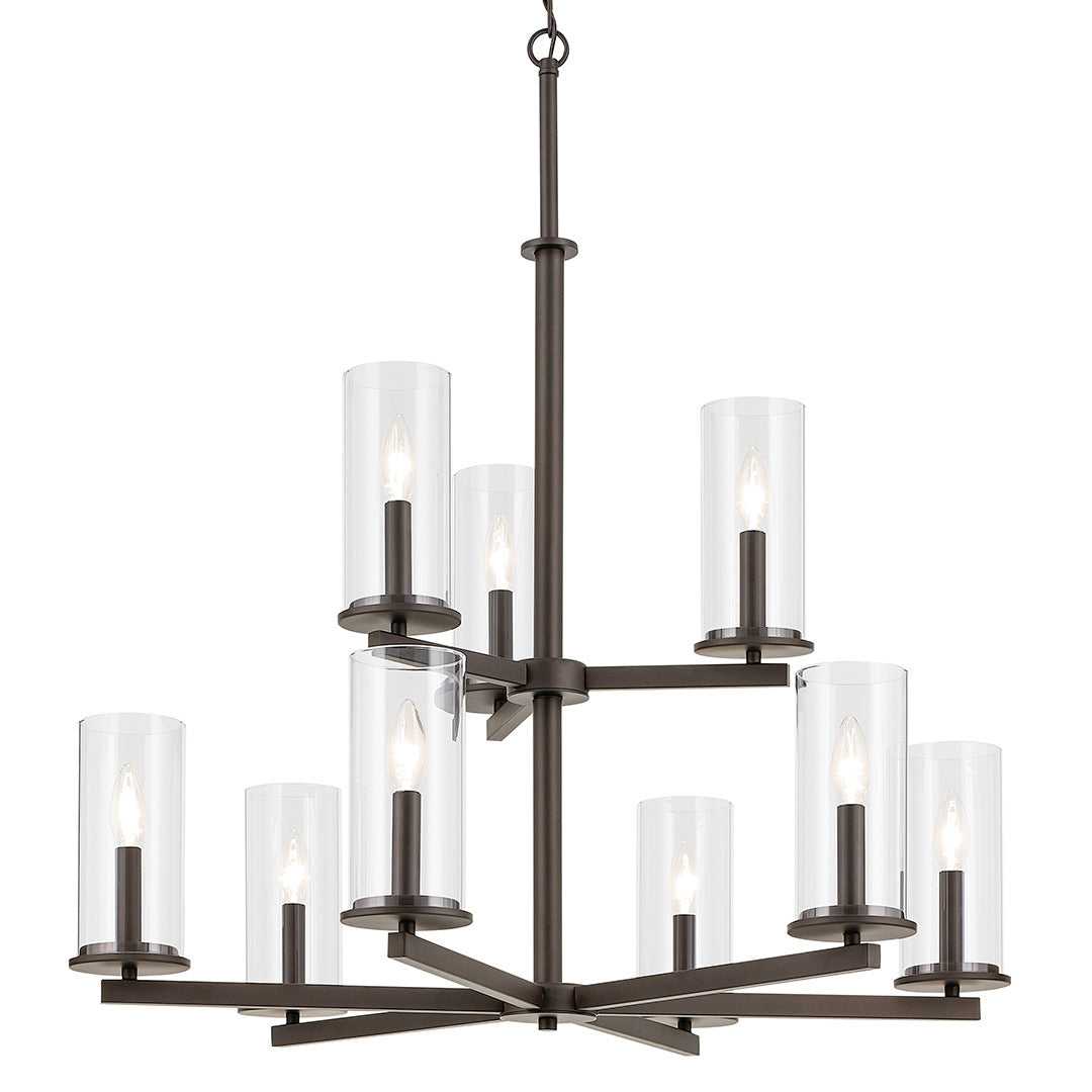 Kichler Canada - 44014OZ - Nine Light Chandelier - Crosby - Olde Bronze