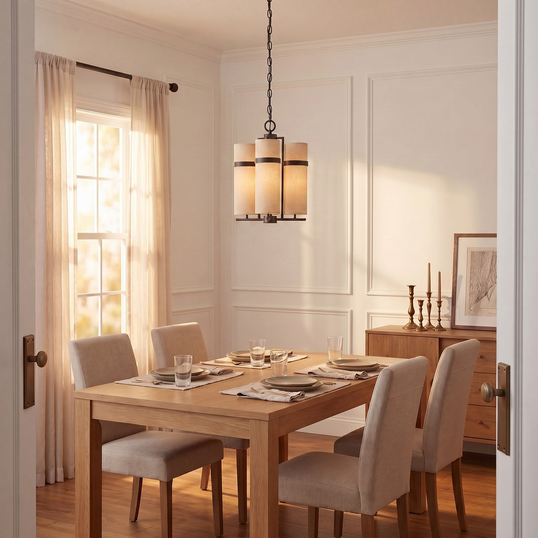 Savoy House - 1-4561-4-15 - Four Light Chandelier - Weston - Mediterranean Bronze