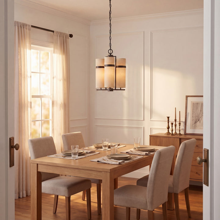 Savoy House - 1-4561-4-15 - Four Light Chandelier - Weston - Mediterranean Bronze