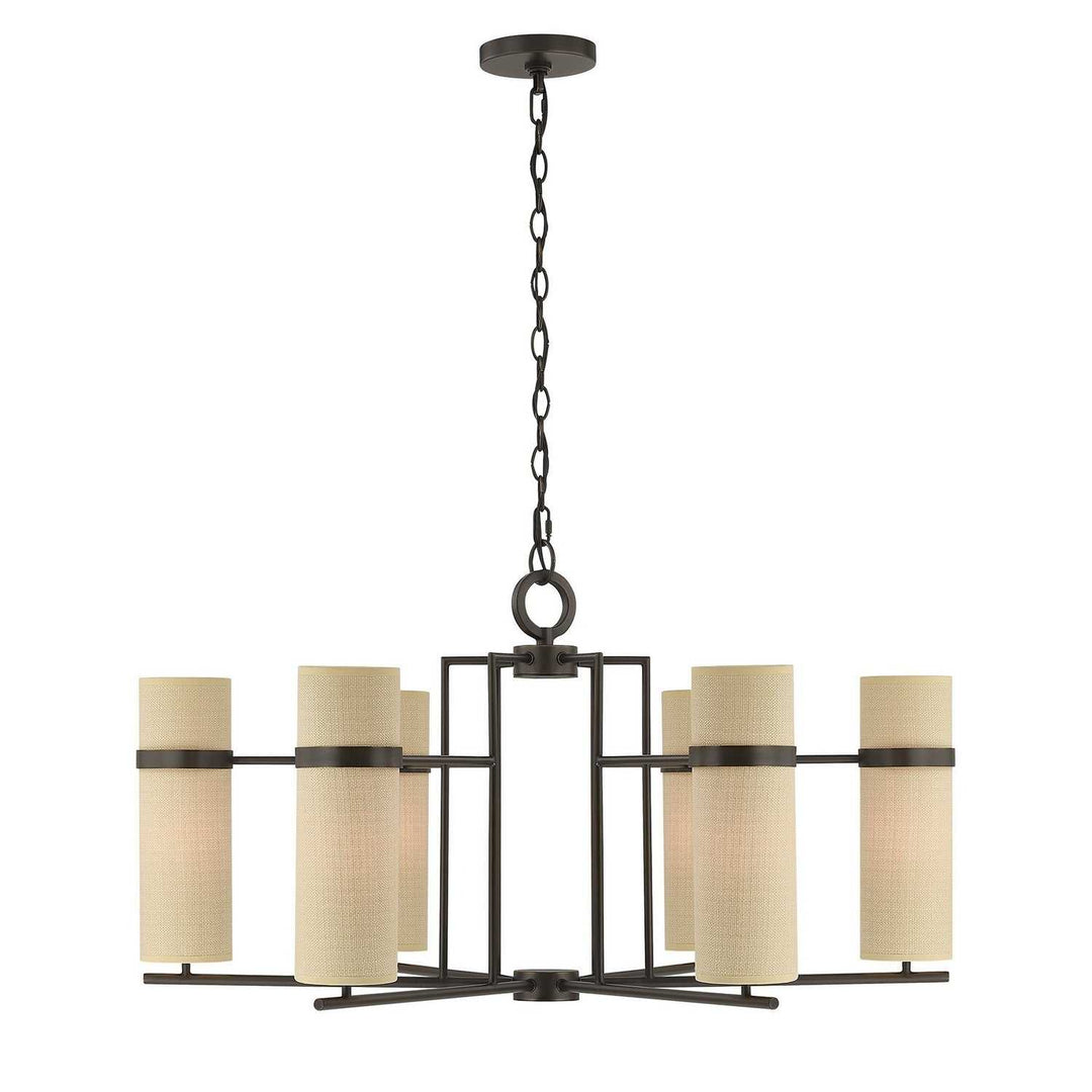 Savoy House - 1-4562-6-15 - Six Light Chandelier - Weston - Mediterranean Bronze