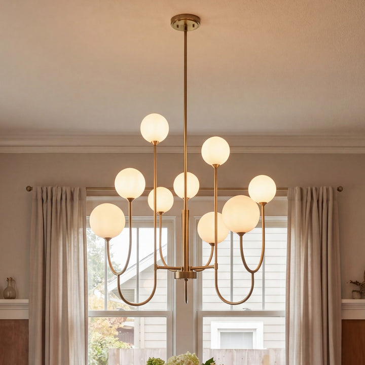 Savoy House - 1-5980-9-127 - Nine Light Chandelier - Chester - Noble Brass