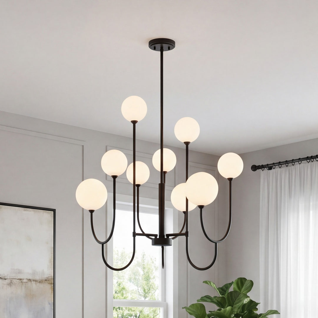 Savoy House - 1-5980-9-89 - Nine Light Chandelier - Chester - Matte Black